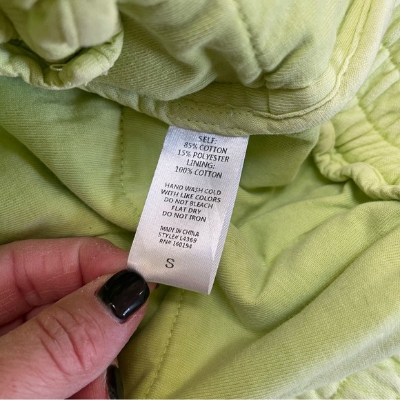 By Together It's All Good Washed Jacket Long Sleeve Quilted Knit Zip Up Sz Small - Picture 9 of 10